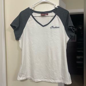 XL - Genuine Indian Motorcycle Women’s IMC Raglan Bike Tee